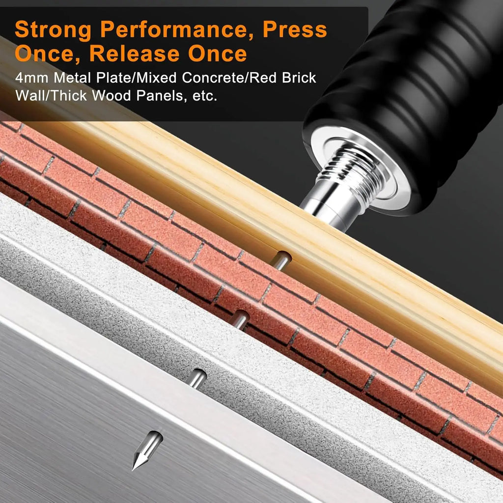 Mini Pistola de Prego de Aço Pistola de Rebite Portátil para Concreto