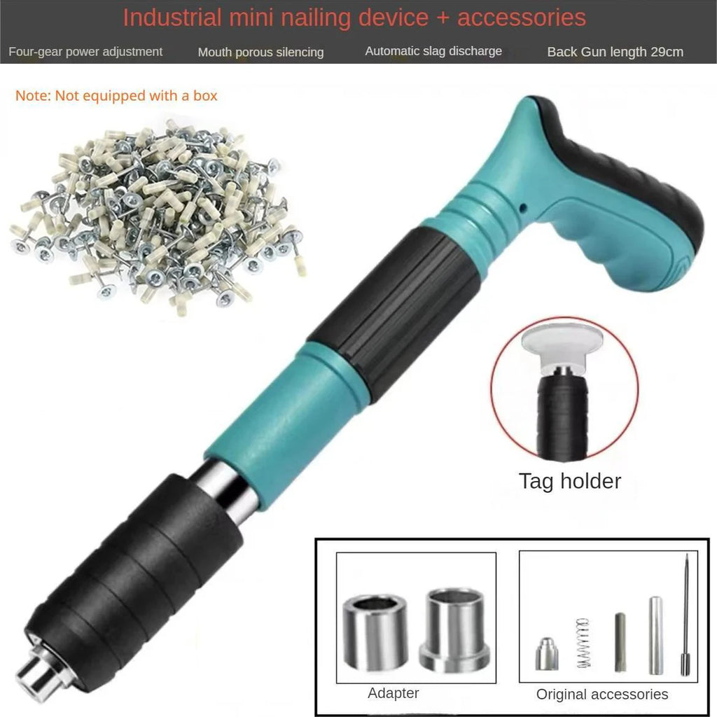 Mini Pistola de Prego de Aço Pistola de Rebite Portátil para Concreto