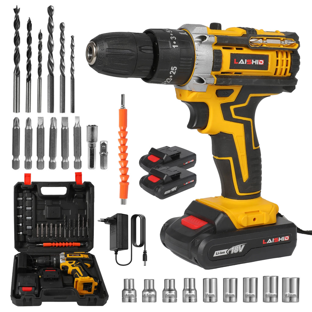 21V Cordless Impact Drill Electric Screwdriver
