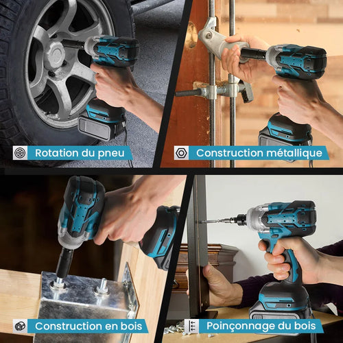 Parafusadeira de Impacto Brushless 21V sem Fio