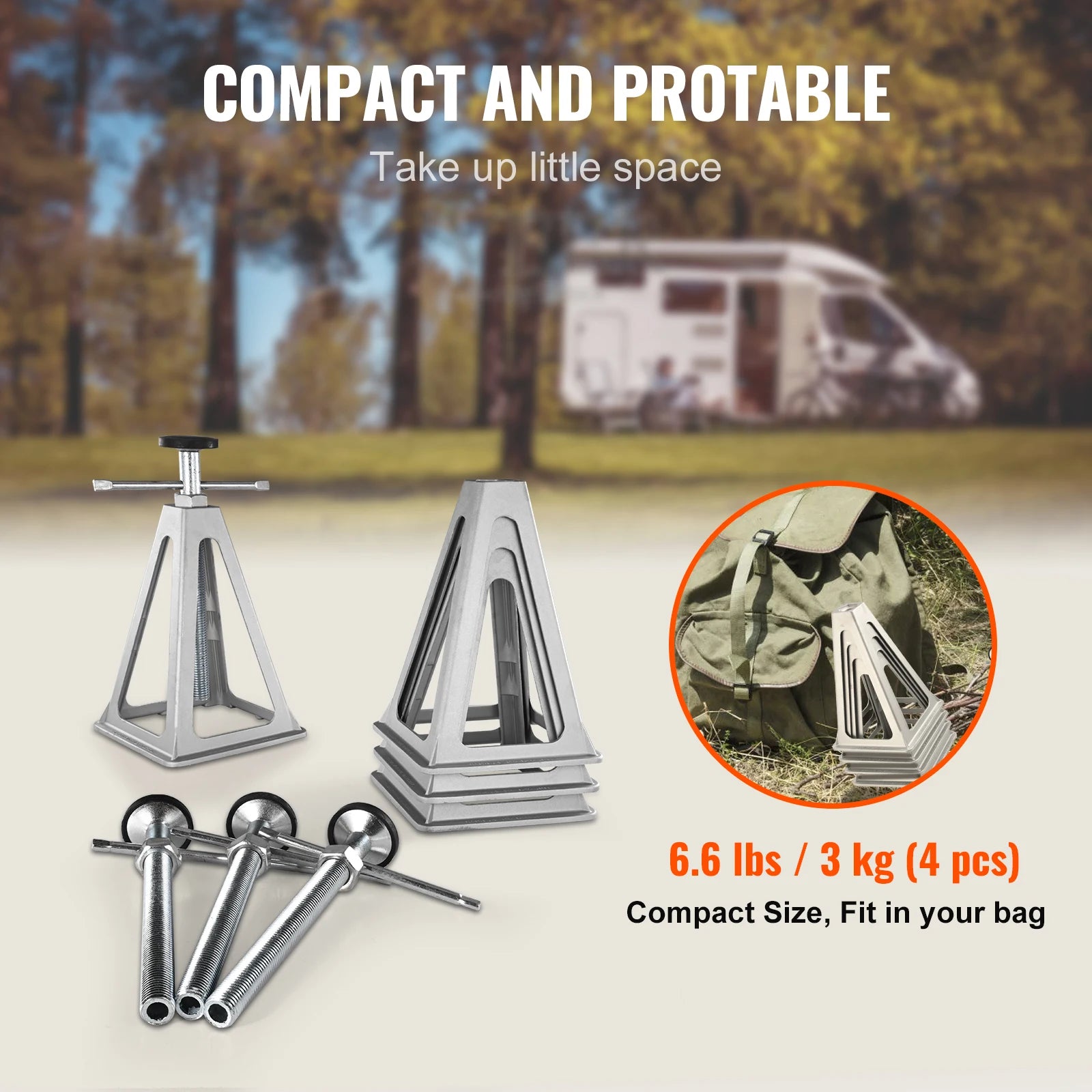 Stabilizer Jacks 4 Pack Aluminum RV