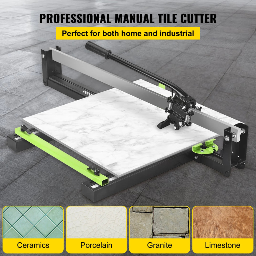 Tile Cutter Manual Tool w/ Precise Laser