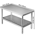 Stainless Steel Prep Table 550lbs