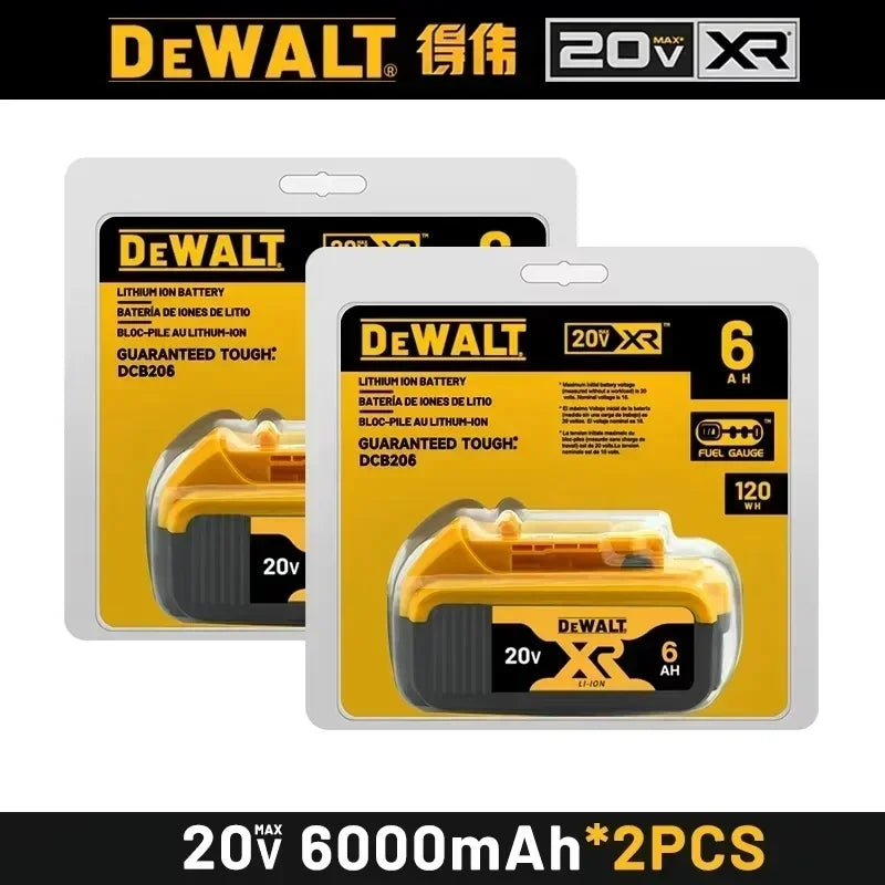 100% Genuine Dewalt 20V 6AH Battery,