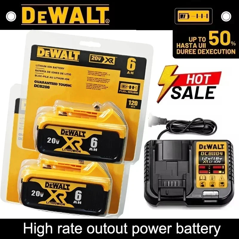 100% Genuine Dewalt 20V 6AH Battery,