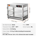 Commercial Food Warmer Display 800W