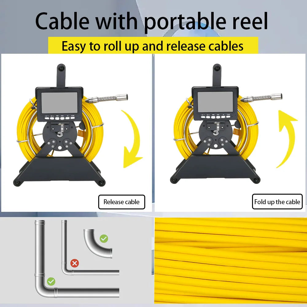 4.3 inch Sewer Pipe Inspection Camera