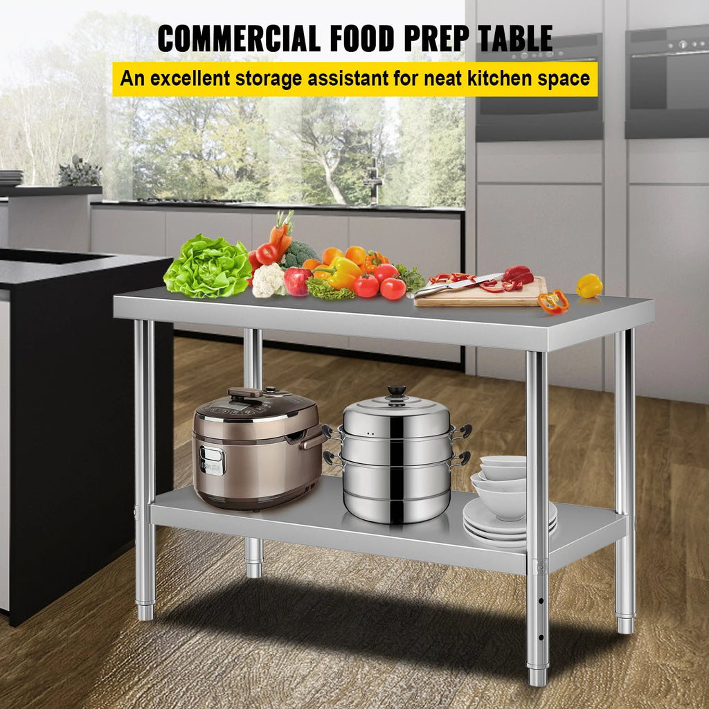 Stainless Steel Prep Table 550lbs