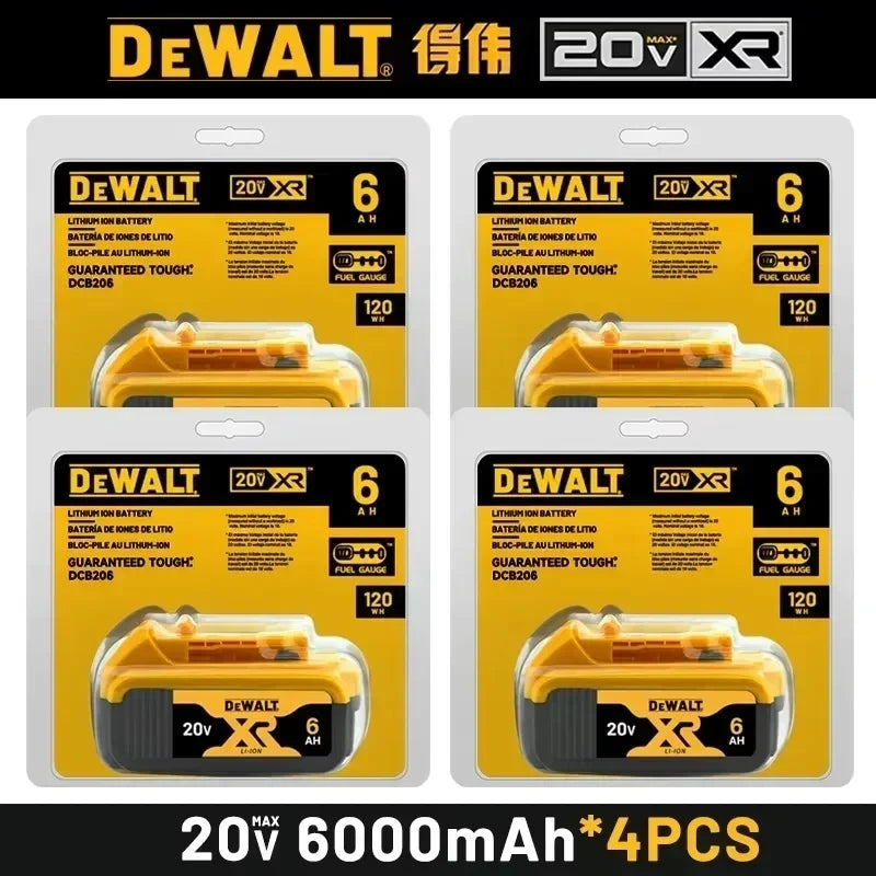 100% Genuine Dewalt 20V 6AH Battery,