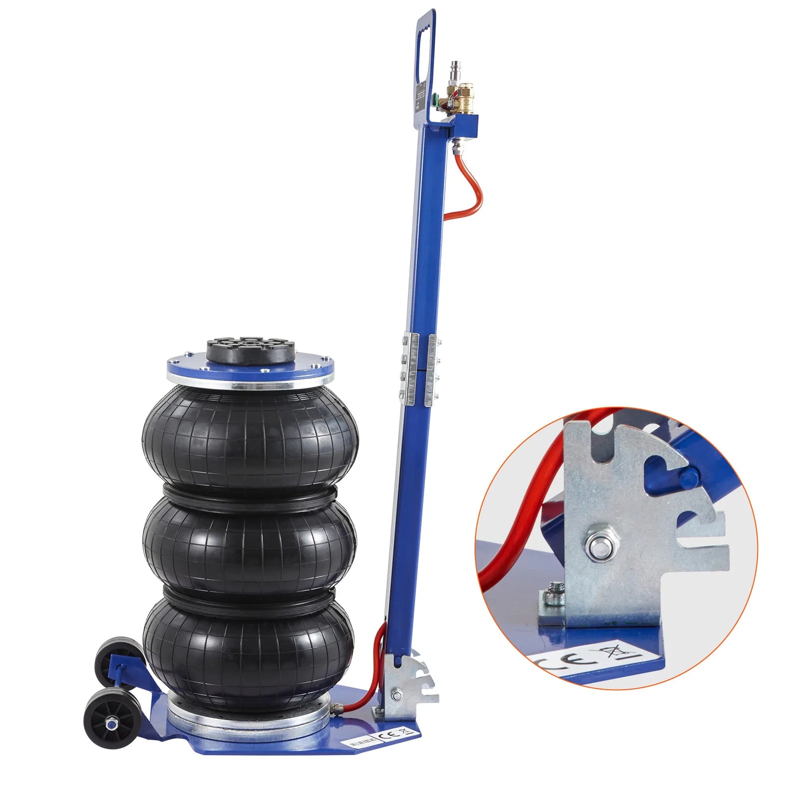 Air Jack 3 Ton Triple Bag Air Jack w/ Six Steel Pipes Pneumatic