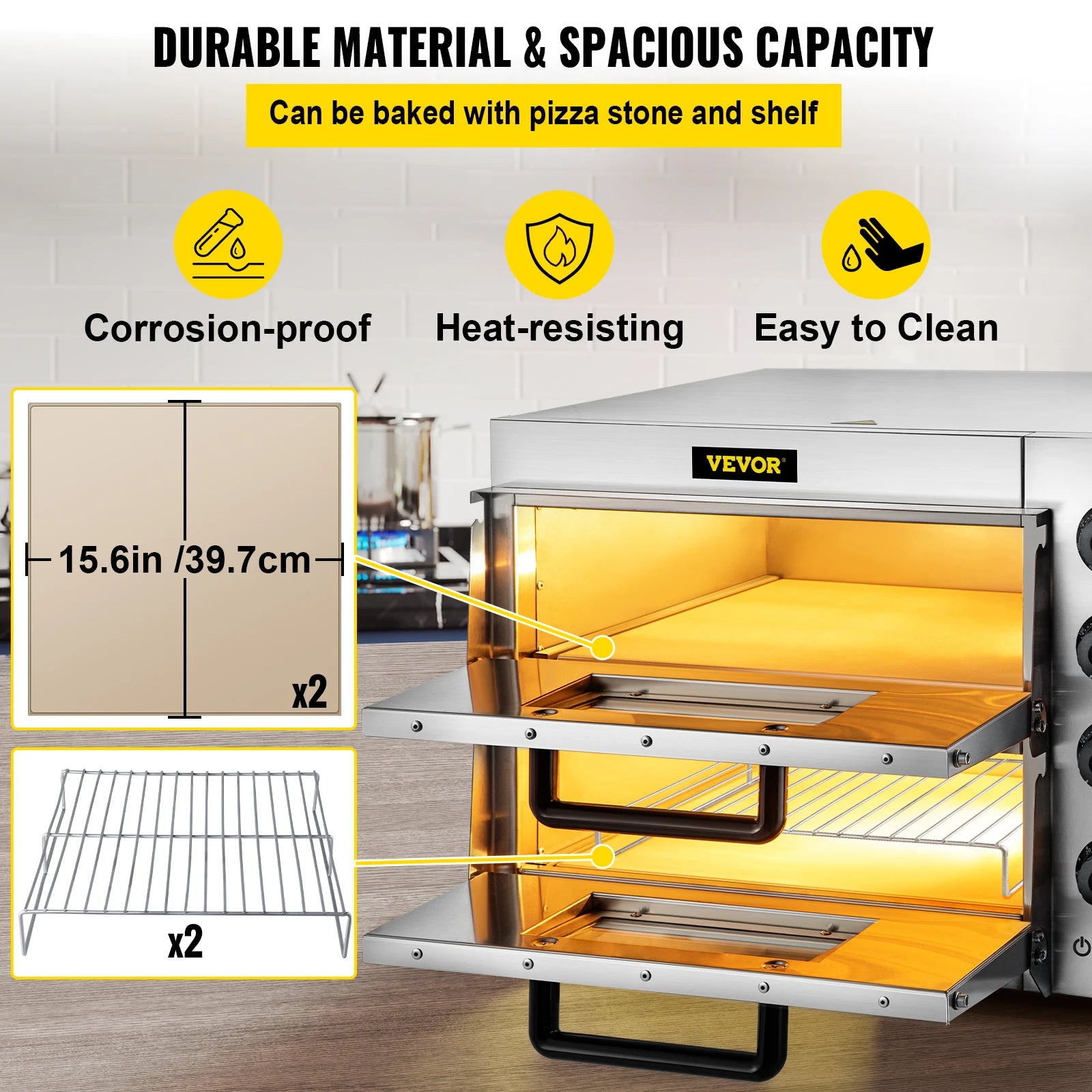 Commercial Pizza Oven Countertop, 14