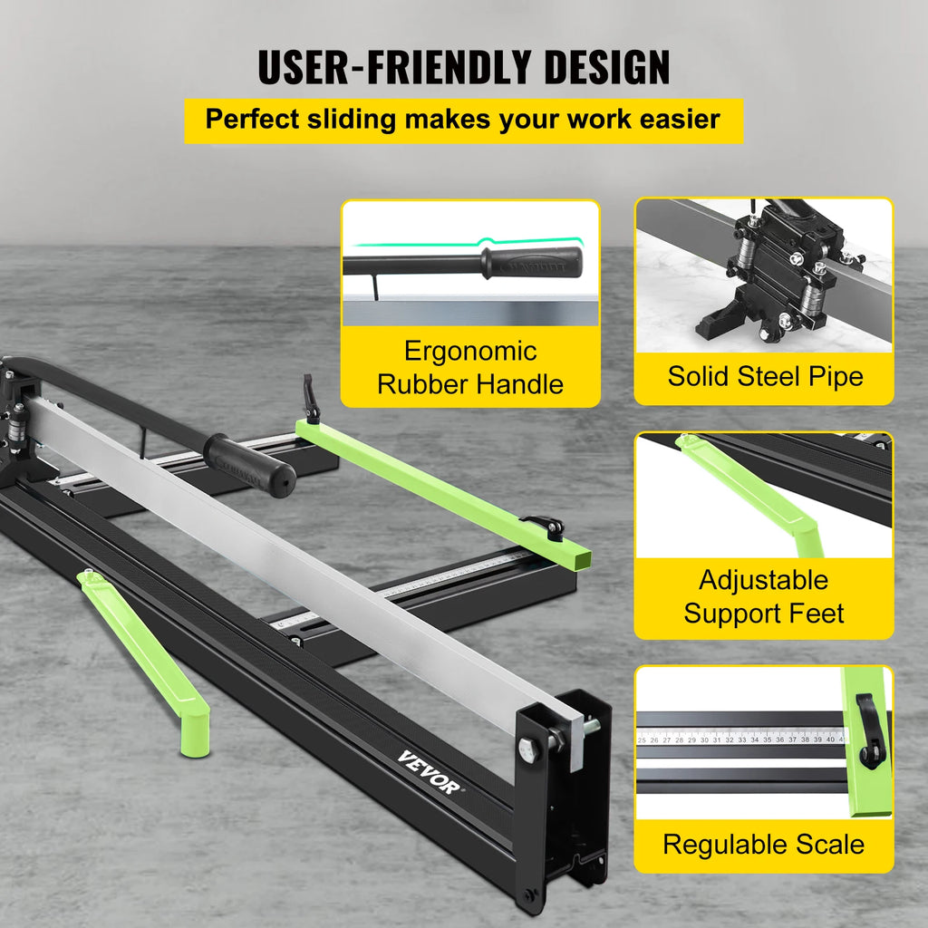 Tile Cutter Manual Tool w/ Precise Laser
