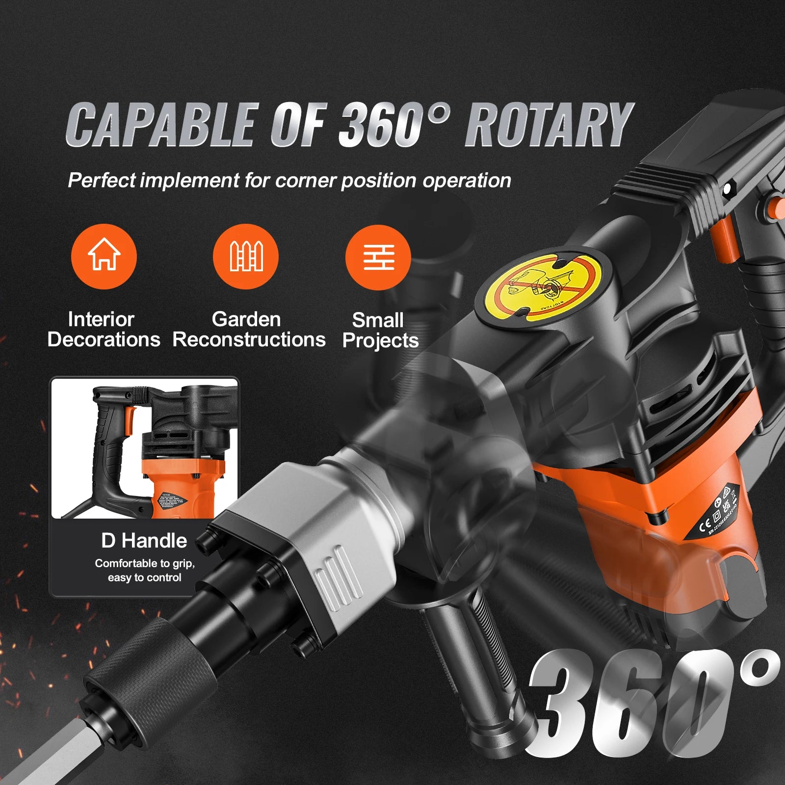 1400W Demolition Jack Hammer Electric