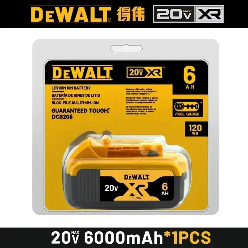 100% Genuine Dewalt 20V 6AH Battery,