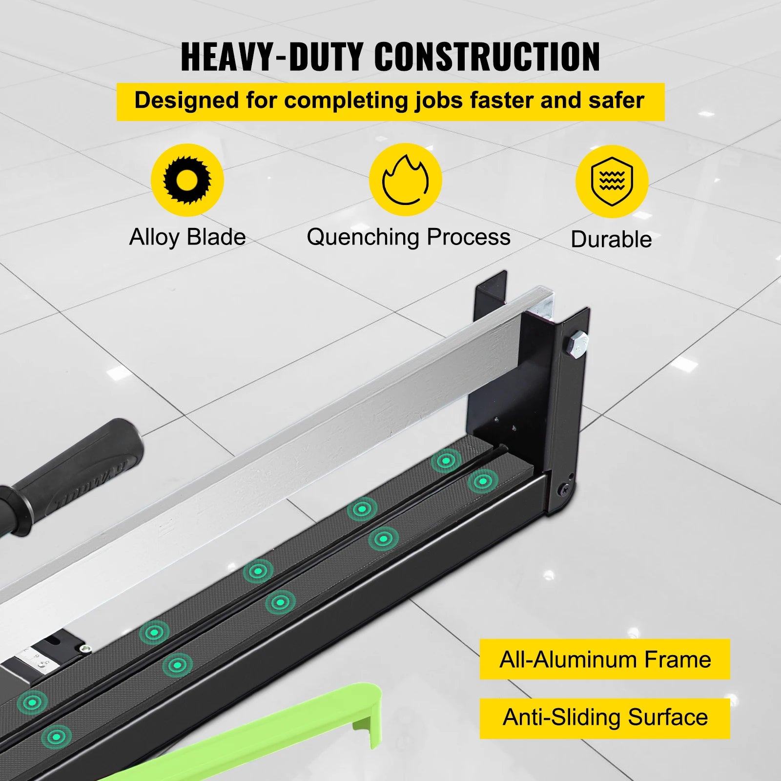 Tile Cutter Manual Tool w/ Precise Laser