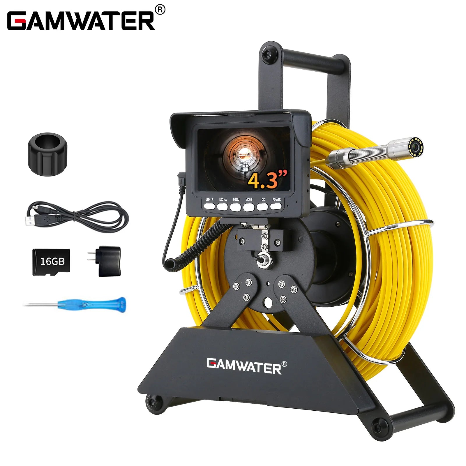 4.3 inch Sewer Pipe Inspection Camera