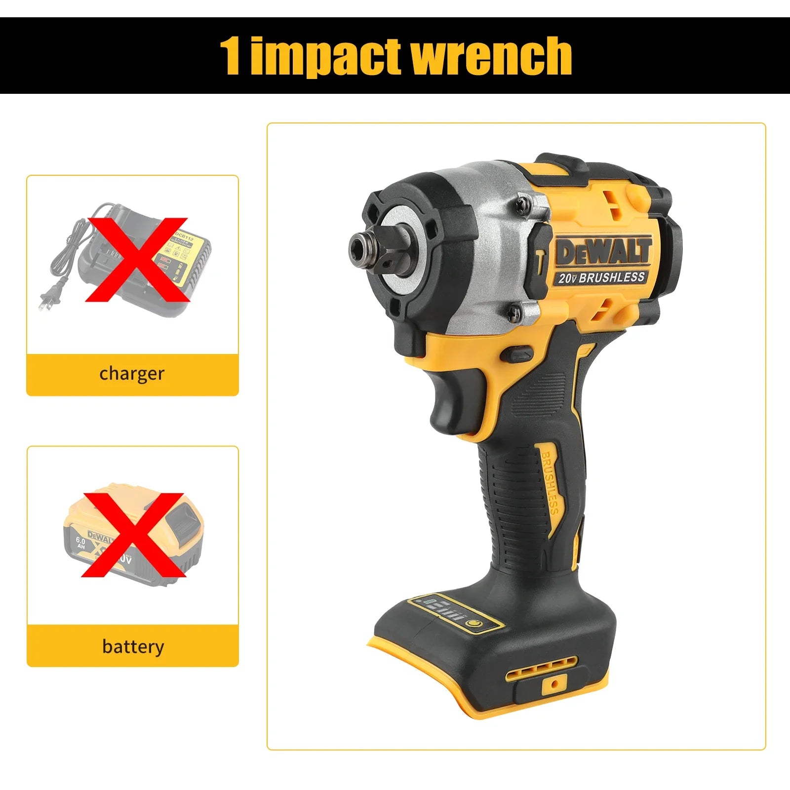 DEWALT DCF921 Atomic 20V Maximum Cordless Wrench
