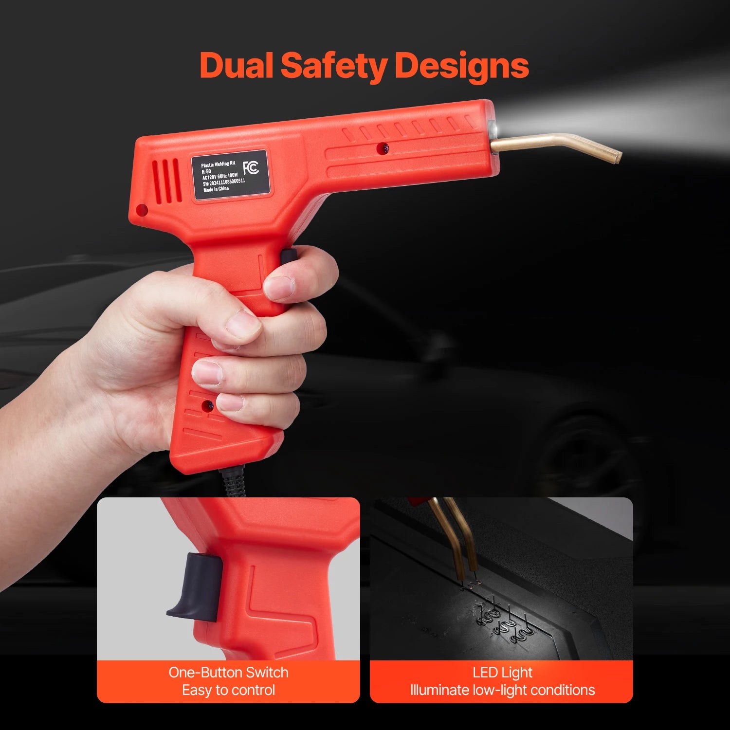 100W Plastic Welding Gun Professional Plastic