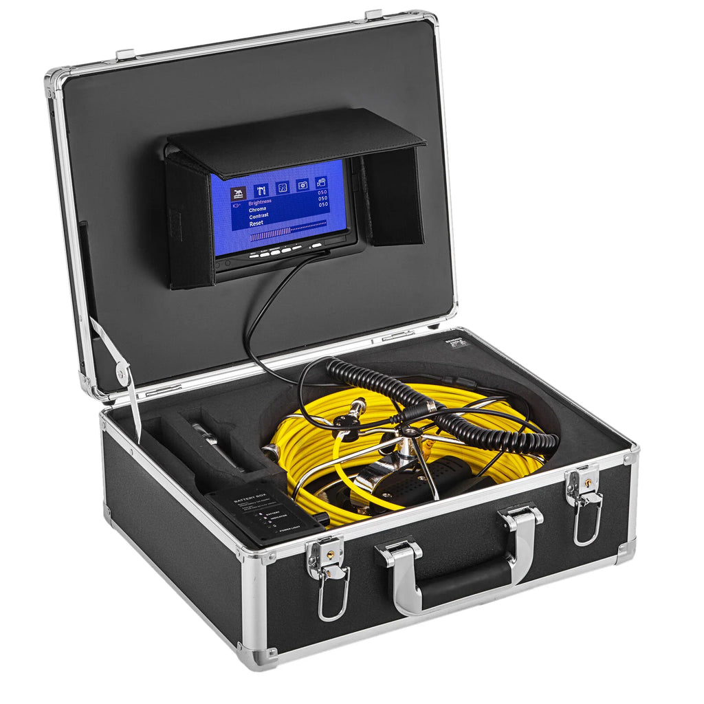 Pipe Inspection Video Camera DVR Recording 7/9in Monitor