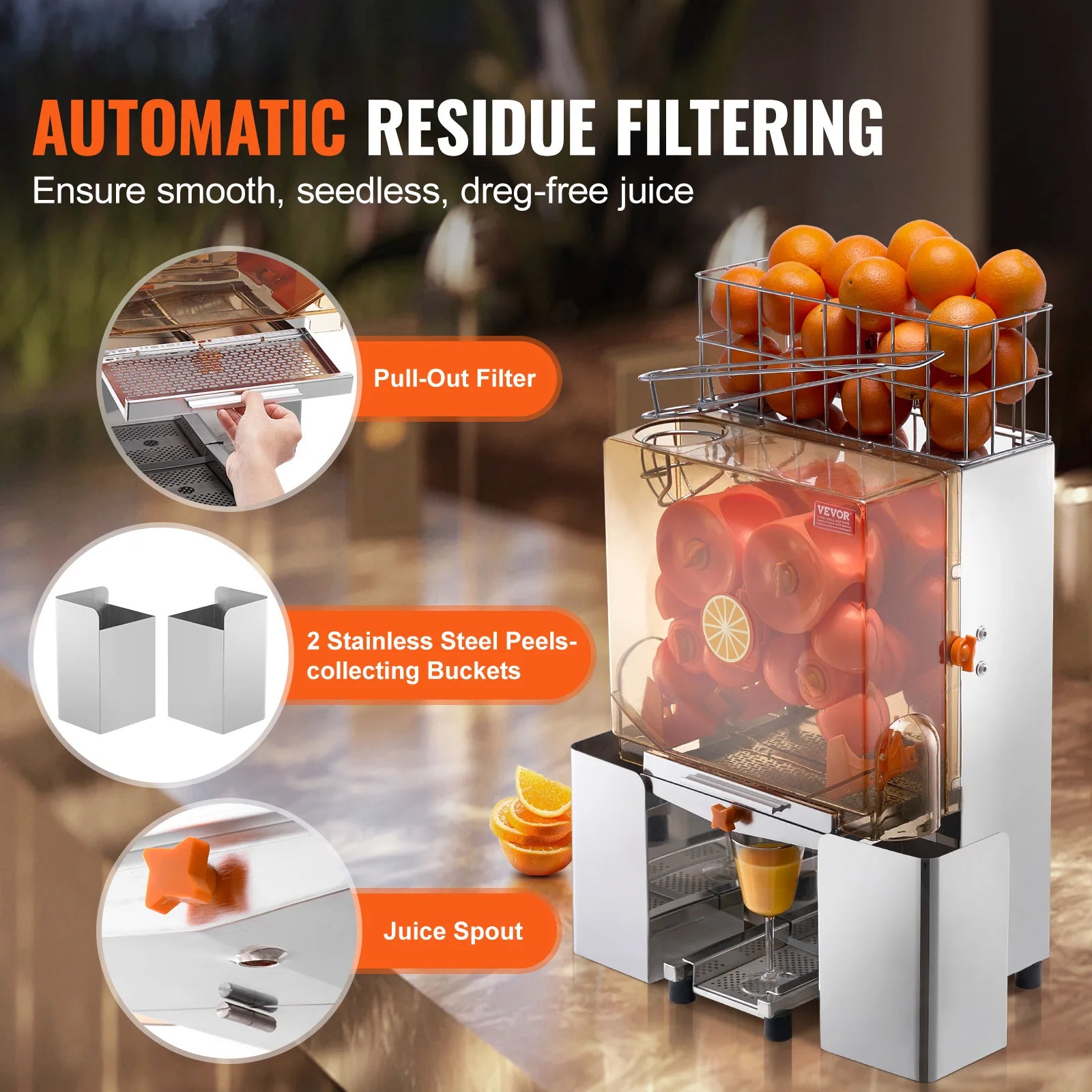 Commercial Orange Juicer Machine