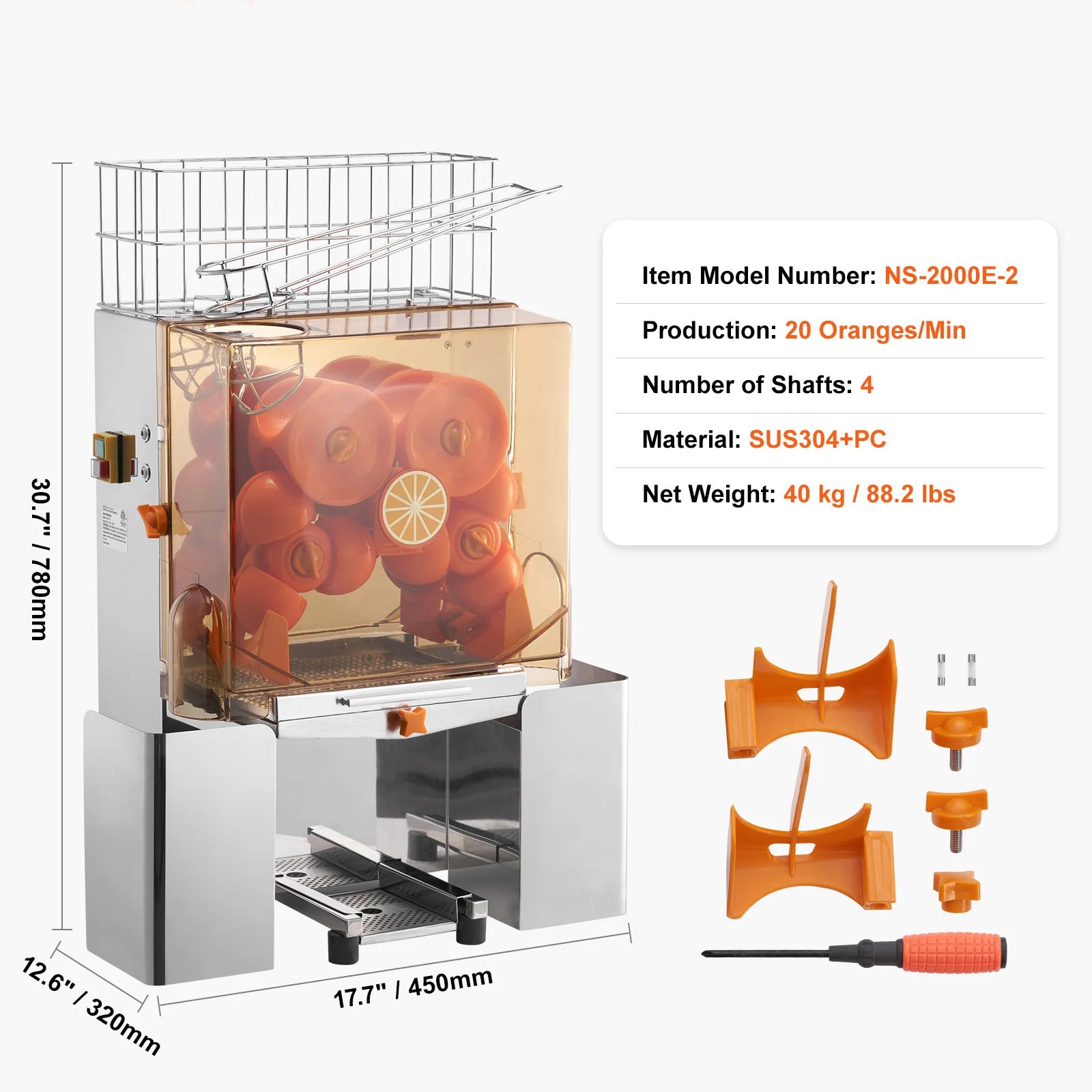 Commercial Orange Juicer Machine