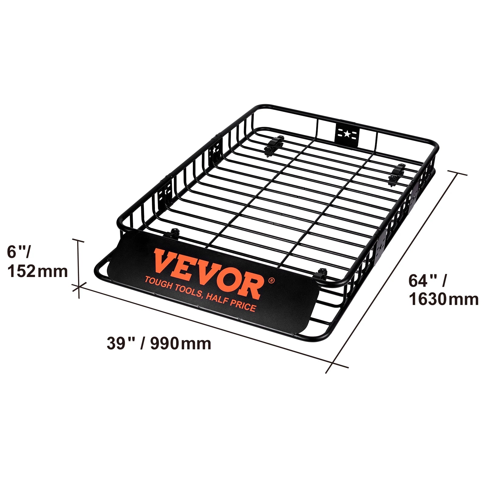 Rooftop Cargo Carrier Heavy-Duty 200 LBS Capacity for SUV Truck Vehicle
