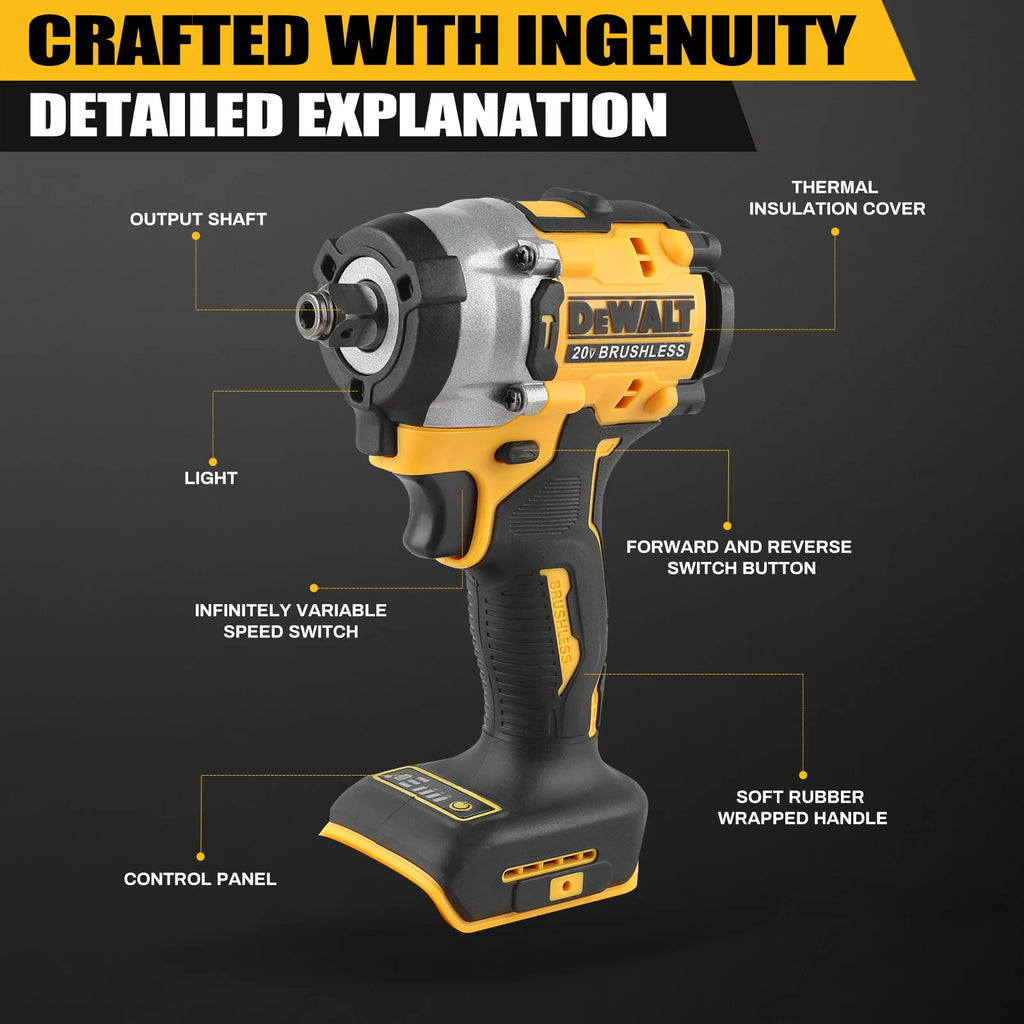 DEWALT DCF921 Atomic 20V Maximum Cordless Wrench