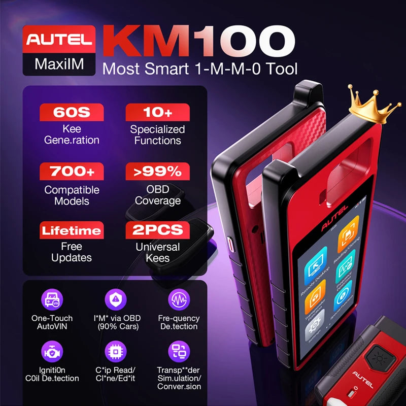 Autel KM100 Key Programmer V200 Universal