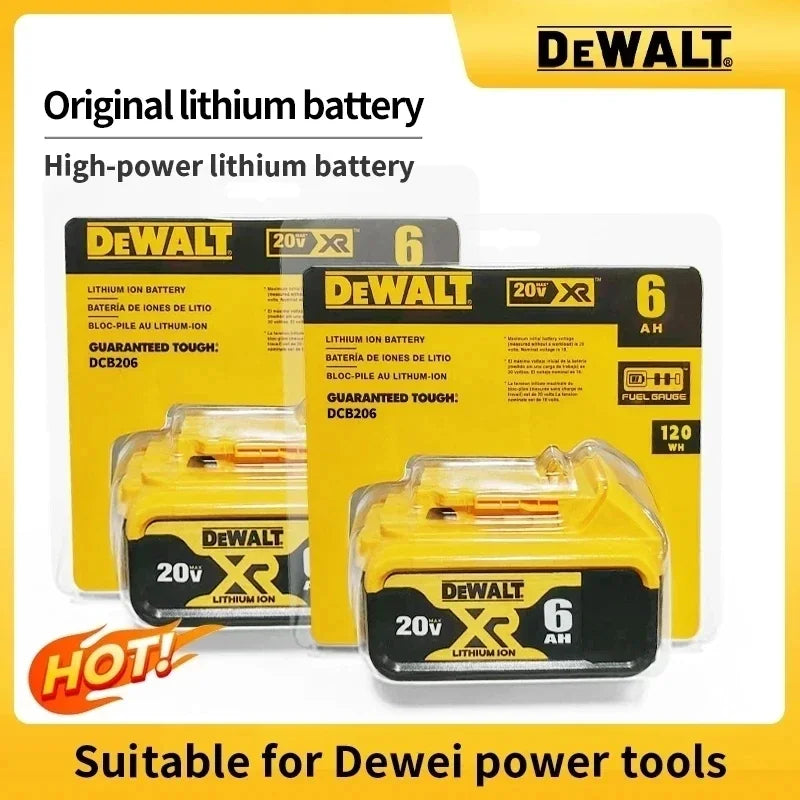 100% Genuine Dewalt 20V 6AH Battery,