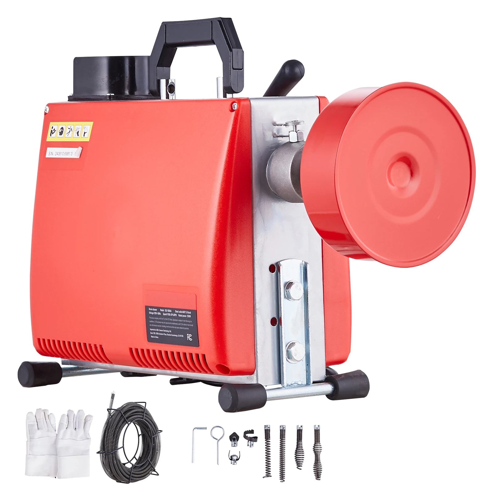 Drain Cleaner Machine 250W Electric