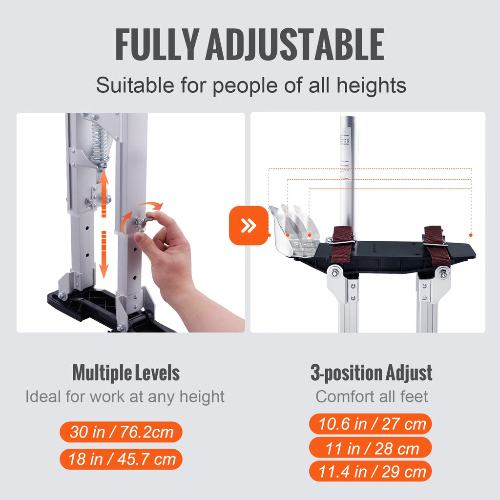 Drywall  Adjustable Aluminum Tool Stilts
