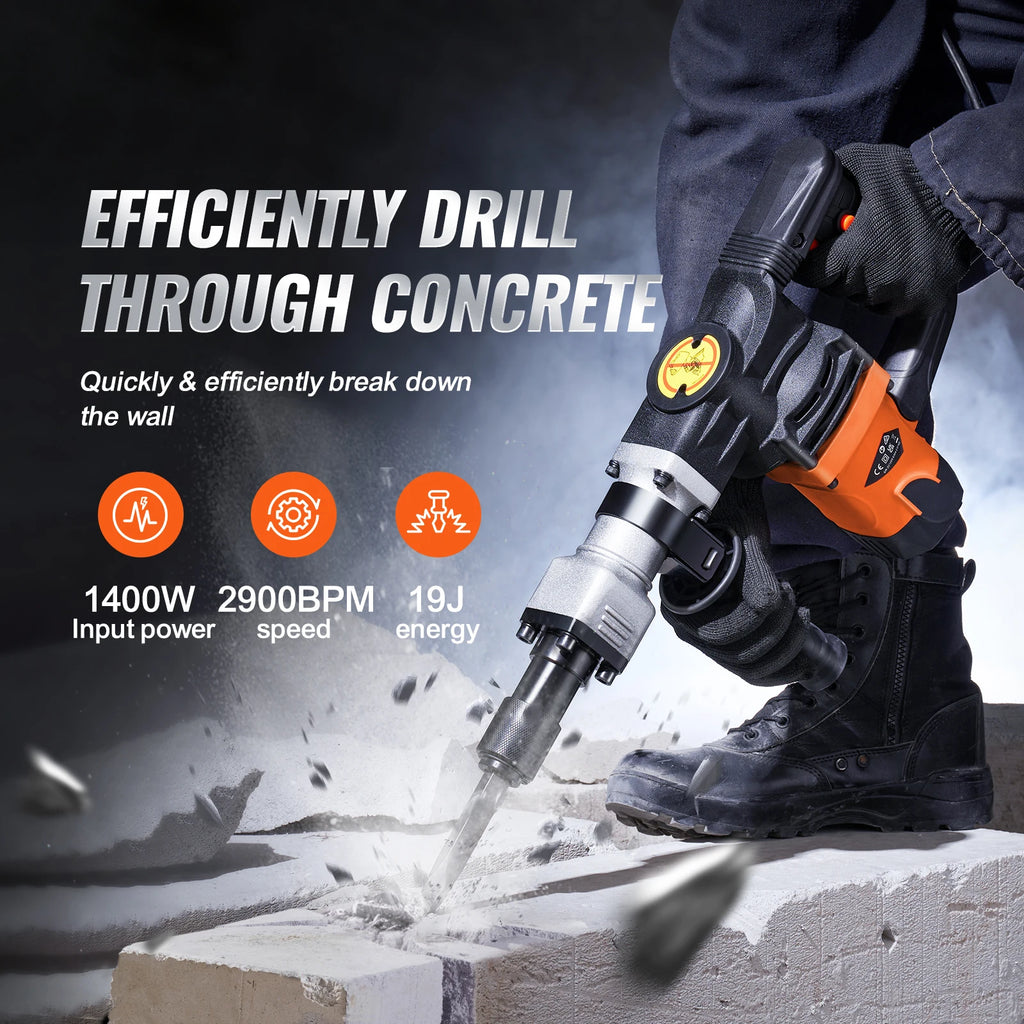 1400W Demolition Jack Hammer Electric