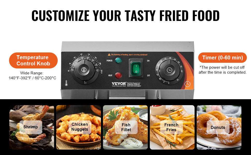 Commercial Deep Fryer Electric