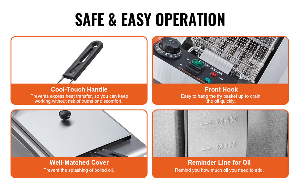 Commercial Deep Fryer Electric