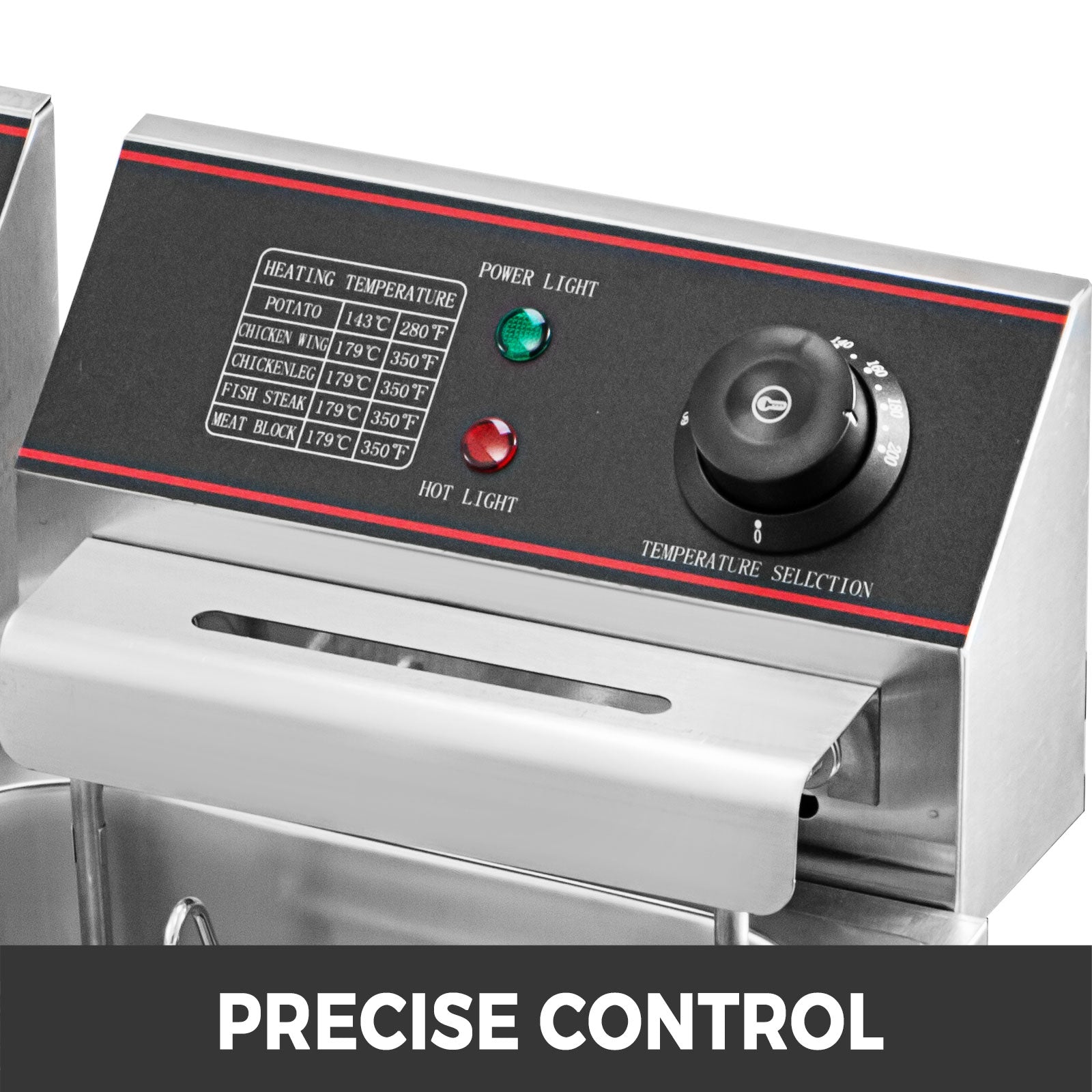 ou Fritadeiras Elétricas de 12L com Tanques Duplos para Restaurante de Fast Food